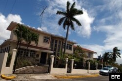 Fachada de la embajada de la República Checa en Cuba.