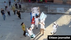 Cuba represión contra Damas de Blanco Habana Foto de Angel Moya 