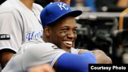 Jorge Soler, outfielder de los Reales de Kansas City.