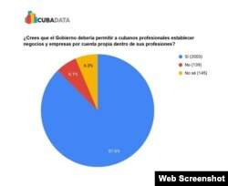 Sobre negocios por cuenta propia. (Captura de imagen/Diario de Cuba)