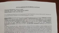 Acusados de “desórdenes públicos” nueve de los manifestantes de Santa Clara