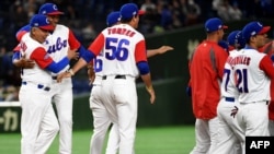 Equipo nacional de béisbol de Cuba. Foto Archivo