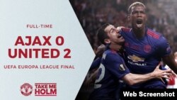 Mánchester United es el campeón de la Europa League.