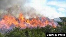 Incendio en Cuba.