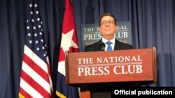 Bruno Rodríguez en The National Press Club.