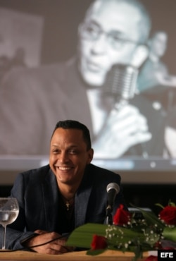 Samuel Formell, director de la popular orquesta cubana "Los Van Van", e hijo de su fundador, Juan Formell.