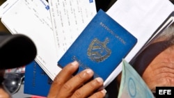 Pasaporte cubano. 