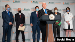 El vicepresidente Mike Pence en Miami.