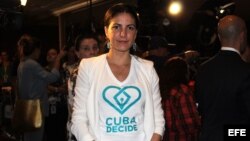 La disidente cubana Rosa María Paya, hija del fallecido Oswaldo Payá, agradeció que Trump se proponga "acabar con los privilegios de los responsables de la represión en Cuba".