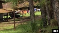 Campamento de Planes de Gualaca, Chiriquí. Foto Ricardo Quintana.