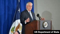 Secretario de Estado Rex Tillerson 