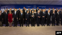 Líderes mundiales en la inauguración del Quinto Foro Mundial del Holocausto en Jerusalen.