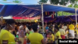 Vista del evento Déboras 2019, organizada por el pastor Alain Toledano Valiente. Foto tomada de Facebook @alain.toledanovaliente