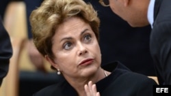  La presidenta brasileña Dilma Rousseff. 