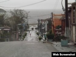 Nuevitas, tras el paso de Irma.