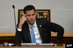 El presidente de la Asamblea Nacional de Venezuela Juan Guaidó.