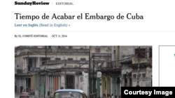 Editorial del diario The New York Times 