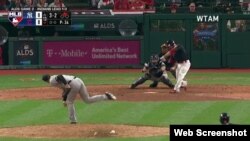 Yan Gomes pegó un hit y dejó al campo a los Yankees.