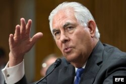 El secretario de Estado estadounidense, Rex Tillerson.