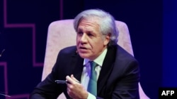 El secretario general de la OEA, Luis Almagro, en el Oslo Freedom Forum que se celebra en la Ciudad de México.