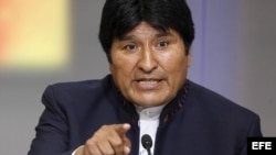 El presidente de Bolivia, Evo Morales