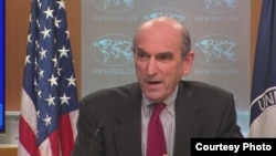 Elliot Abrams, en conferencia de prensa.