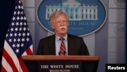 El asesor de Seguridad Nacional, John Bolton.