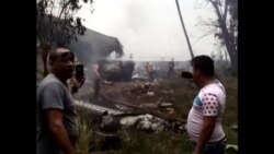 Imágenes inéditas del rescate tras accidente aéreo en Cuba (VIDEO)