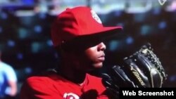 Raisel Iglesias, lanzador cubano.