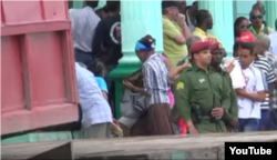 Militares inundan calles de Baracoa.