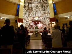 Misa en la Ermita de la Caridad en nombre de las víctimas del remolcador 13 de marzo.