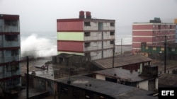 Baracoa embates de Matthew la tarde del martes 4 de octubre