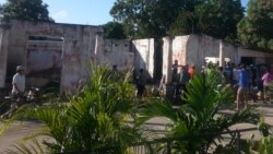 Cola para el gas licuado en Isla de la Juventud. (Cortesía/Dayanis Salazar Pérez)