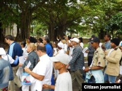 Reporta Cuba. Jornada de la campaña #TodosMarchamos, el 31 de enero. Foto: Ailer González.