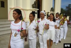 Miraida Martín fue miembro de las Damas de Blanco.