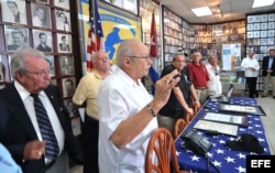 Miembros de la Brigada 2506 en Miami, Florida (EEUU) durante aniversario de la operación en Bahía Cochinos