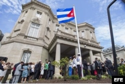 Reapertura de la Embajada de Cuba en Washington, el 20 de julio de 2015