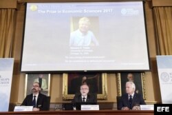 EL ESTADOUNIDENSE THALER, NOBEL DE ECONOMÍA POR SUS ESTUDIOS DE ECONOMÍA CONDUCTAL