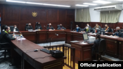 FOTO ARCHIVO. Vista de un tribunal en Cuba durante los juicios a los manifestantes del 11 de julio.