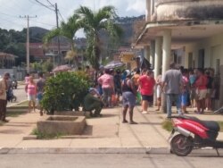 San Miguel de los Baños/ Cola para detergente /Enero 30 / Foto tomada de Facebook de Lázaro Lamelas Díaz