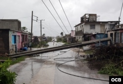 Así dejó Irma a Caibarién.