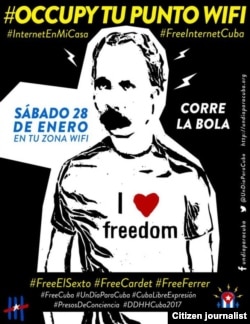 Cartel de la campaña global "Por la Libertad"