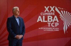 Miguel Díaz-Canel en la cumbre del ALBA.