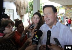 Juan Carlos Varela, en Cuba.