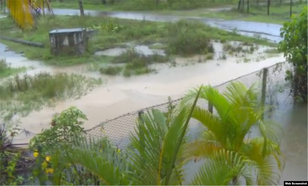 Imágenes de&nbsp; Pinar del Río&nbsp; tras intensas lluvias / Captura de Pantalla de video TelePinar.