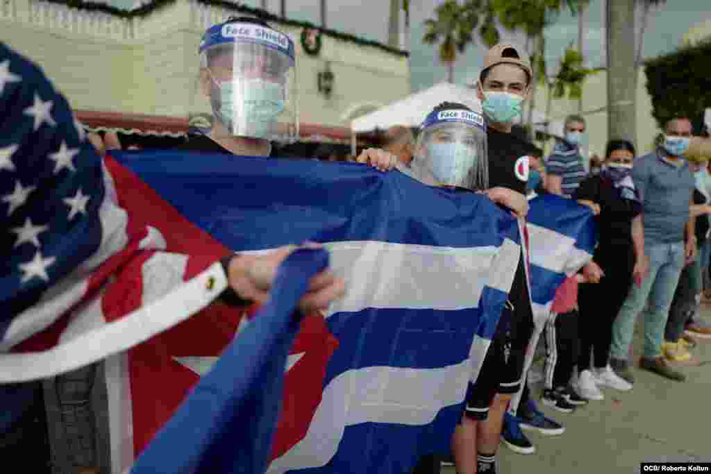 Exiliados brindan su apoyo al Movimiento San Isidro