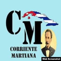 Afiche de la Corriente Martiana de Cuba