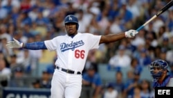 El cienfueguero Yasiel Puig.