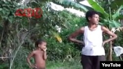 Reporta Cuba. Familia campesina, en Baracoa.