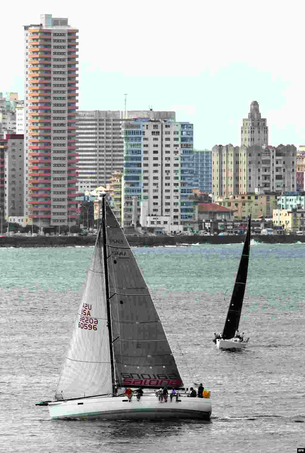 Este evento, en aguas cubanas, fue el complemento final, de la regata "República de La Concha", iniciada el pasado 28 de enero en Cayo Hueso.